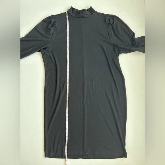 NWT Torrid Dress Women's Black Mini Jersey Blouson Sleeve Bodycon‎ Size 2 - Picture 5 of 13
